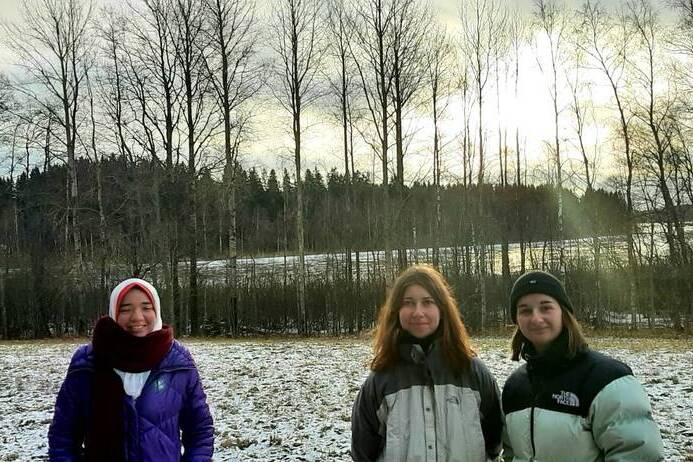 girls by the lake